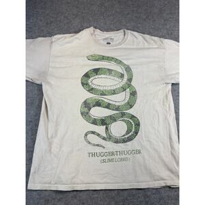 Young Thug Slime Lord T Shirt Mens Large Gray Streetwear Casual Graphic Tee